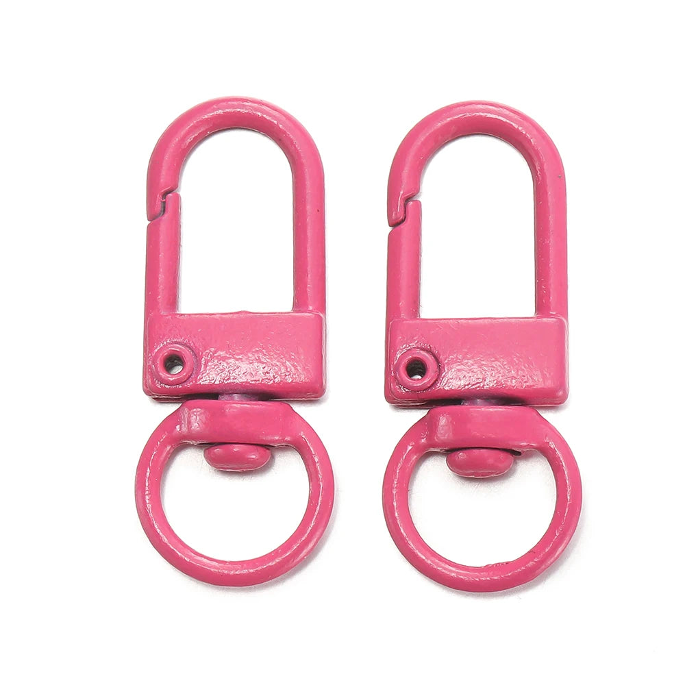 Colorful Alloy Snap Lobster Clasp Keychain Hooks Set - Smarsty