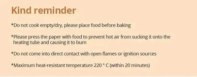 50Pcs Air Fryer Disposable Paper Non-Stick Airfryer Baking Papers Round Air-Fryer Paper Liners Paper Kitchen Accessories