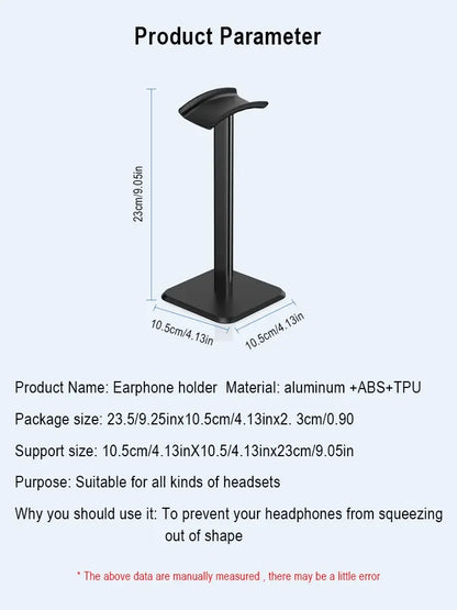 Detachable Headphone Holder for Safe Storage and Display - Smarsty