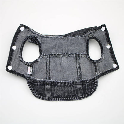 Dog Jeans Jacket for Small Dogs and Cats - Smarsty