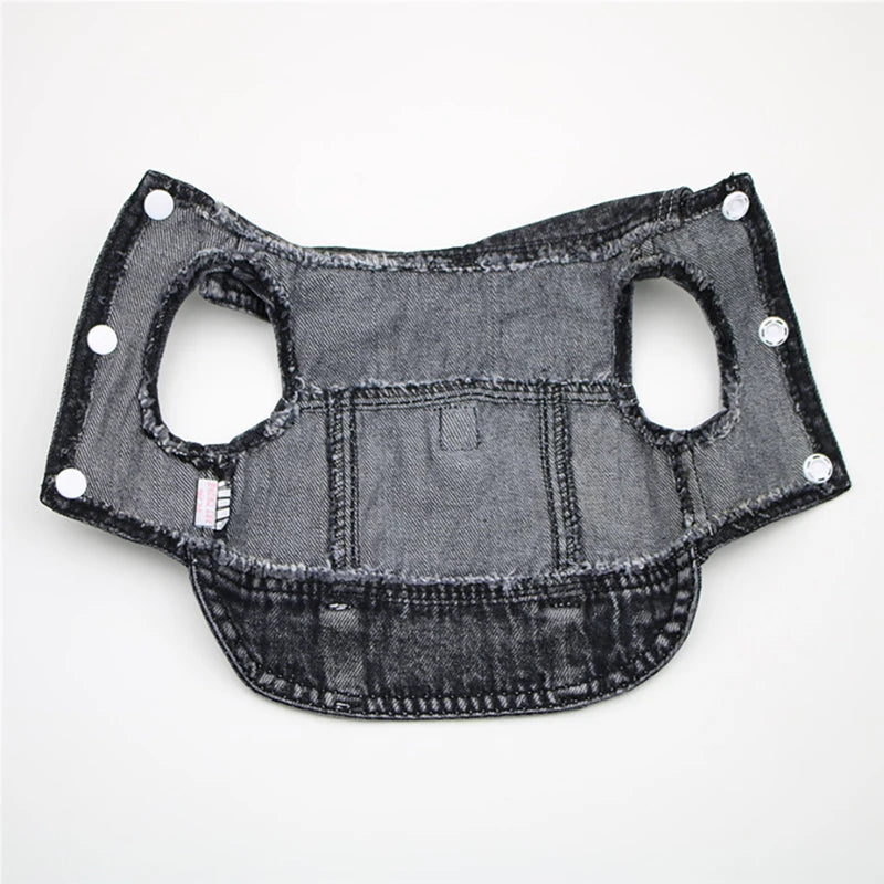 Dog Jeans Jacket for Small Dogs and Cats - Smarsty