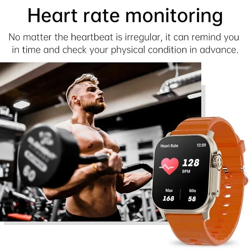 LAXASFIT T900 Ultra Smartwatch with Heart Rate Monitor - Smarsty