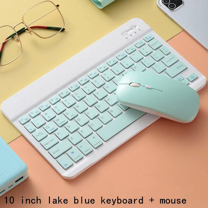 Bluetooth Keyboard 10 Inch For iPad Rechargeable Universal