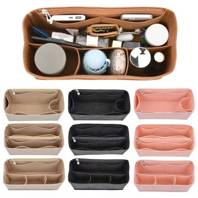 Felt Insert Liner Purse Organiser Pouch Handbag Tote Bag Internal Bag For Liz Visetos, 3 Style - Smarsty