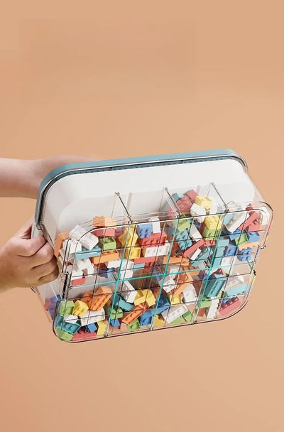 Plastic Lego Storage Box Children Jigsaw Puzzle Building Block Lego Container Classification Part Sort Box Kidroom Toy Organizer - Smarsty