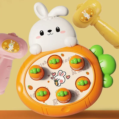 Cartoon Montessori Baby Toys Toddler Educational Birthday Gift Animal Theme Knocking Game Parent Child Board Hammering Game - Smarsty