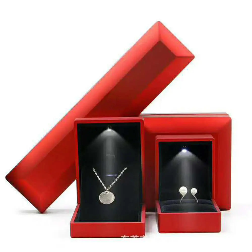 Luxury LED Jewelry Ring Box for Engagement and Wedding - Smarsty