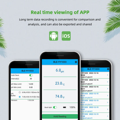 Smart Soil PH Meter with Bluetooth Data Logging - Smarsty