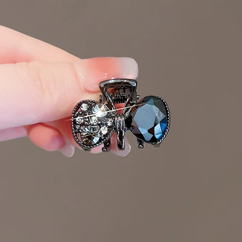 Korean Alloy Rhinestone Hair Claw For Women Elegant - Smarsty