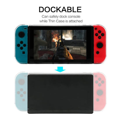 Clear Shock Absorption Case for Nintendo Switch - Smarsty