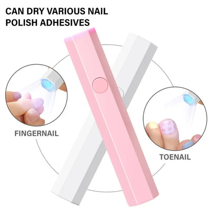 Portable Mini Nail Lamp for Quick Dry Gel Polish - Smarsty