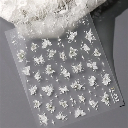 Kawaii Butterfly Nail Stickers for Stunning Manicure Decor - Smarsty