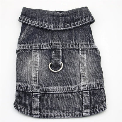 Dog Jeans Jacket for Small Dogs and Cats - Smarsty