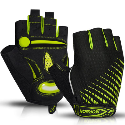 MOREOK Cycling Gloves,Breathable Bicycle Gloves,5MM Gel Pads Non-Slip Mountain Bike Gloves MTB Road Biking Gloves for Men Women by Smarsty