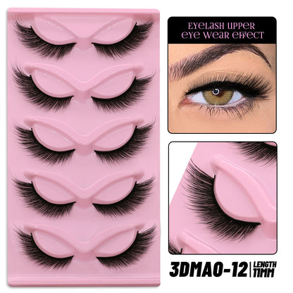 GROINNEYA Winged Cat Eye Faux Mink Lashes - Smarsty