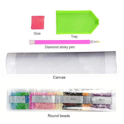 Purple Moon DIY 5D Diamond Painting Kit for Home Decor - Smarsty