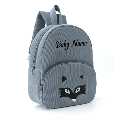 Custom Name Toddler Backpack Cartoon Bear Large Capacity - Smarsty