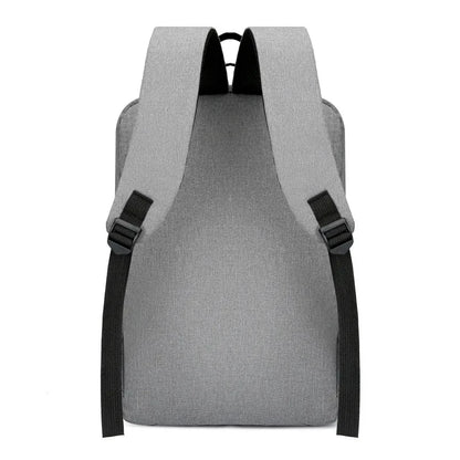 Men's Waterproof Oxford Laptop Backpack 15.6 Inch with USB Charging Port High Capacity Business Travel School Bag - Smarsty