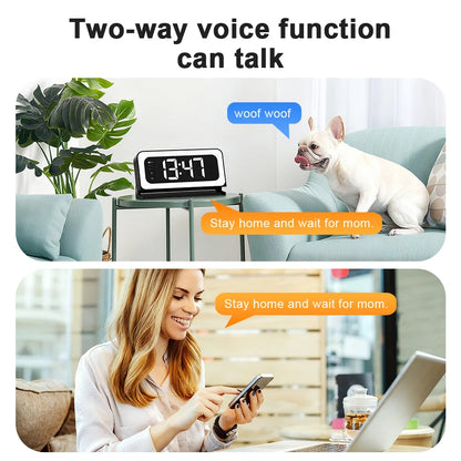 Noahtec 1080P Alarm Clock Mini Camera Wireless Wifi Control IR Night Vision View DVR Camcorder Home Surveillance Monitor Video