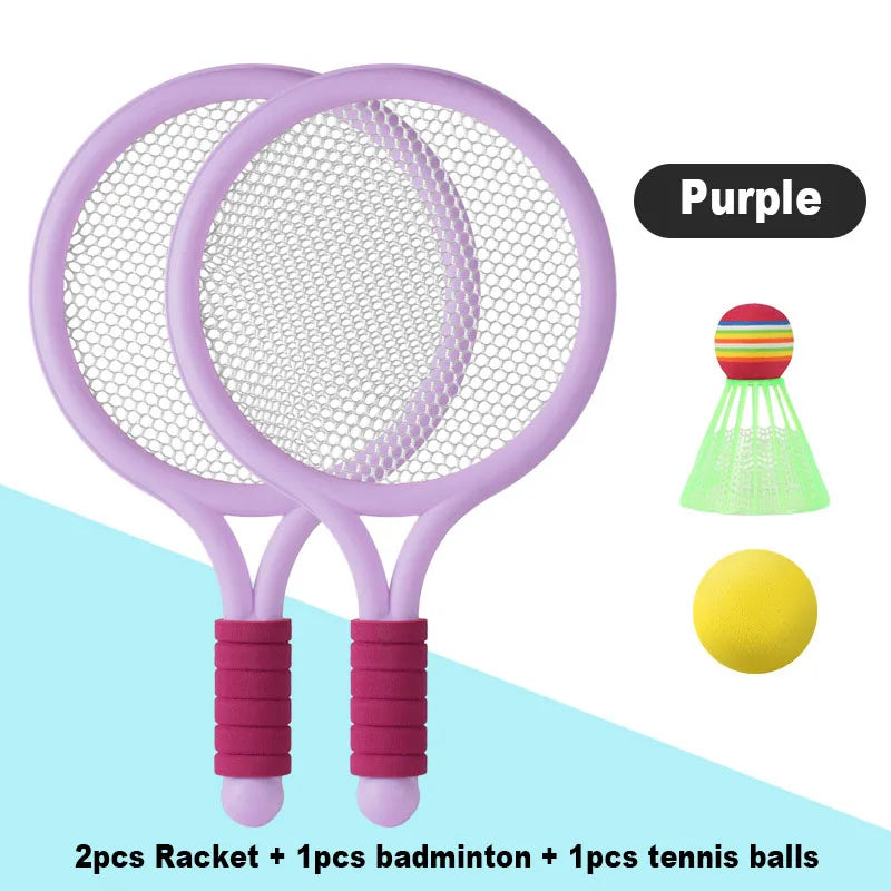 Racket Tennis for Children Outdoor Sports Badminton Racket Kindergarten Toy Set for 3-12years Old Badminton Sets by Smarsty