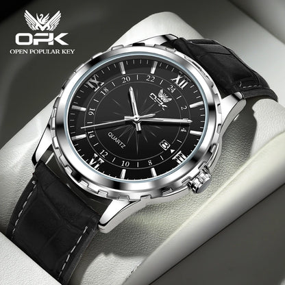 OPK Steel Belt Dual Calendar Men's Quartz Watch - Smarsty