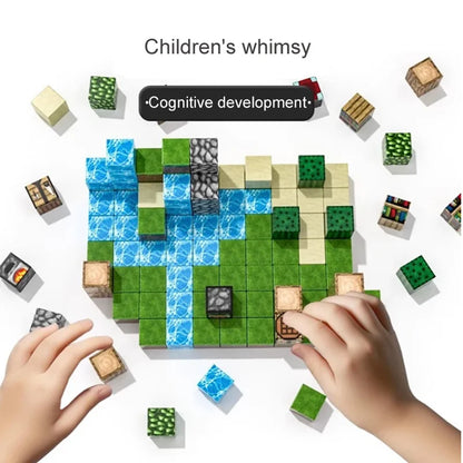 50-400pcs Mine Magnetic Building Block World Magnet Cube Set for Boys Girls Kid  DIY Model Children Sensory Toy Christmas Gift - Smarsty