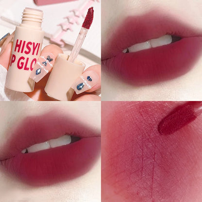 Matte Velvet Lip Glaze for Long-Lasting Color - Smarsty