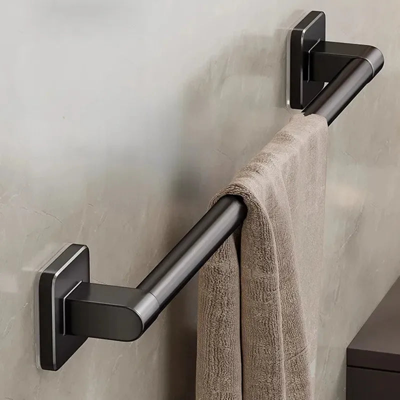 Non Perforated Suction Cup Towel Rack for Bathroom Storage - Smarsty