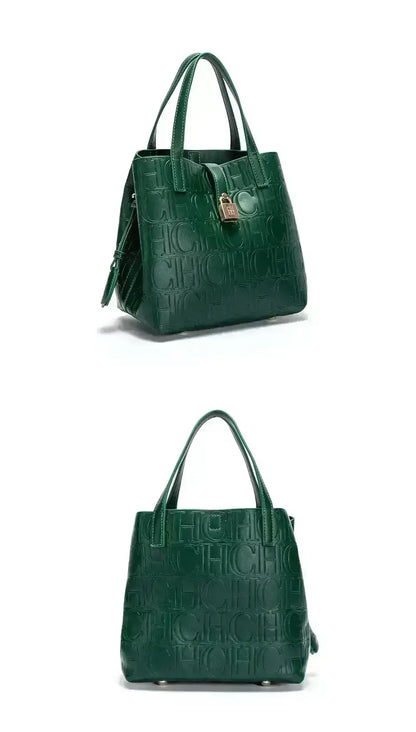 Large Capacity Handbag With Lock Design Luxury Crossbody - Smarsty