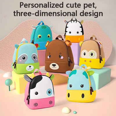 3D Biomimetic Animal Kids Backpack School Bag For Daily Use - Smarsty