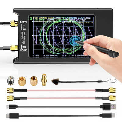 NanoVNA-H4 Vector Network Analyzer with SD Card Slot - Smarsty