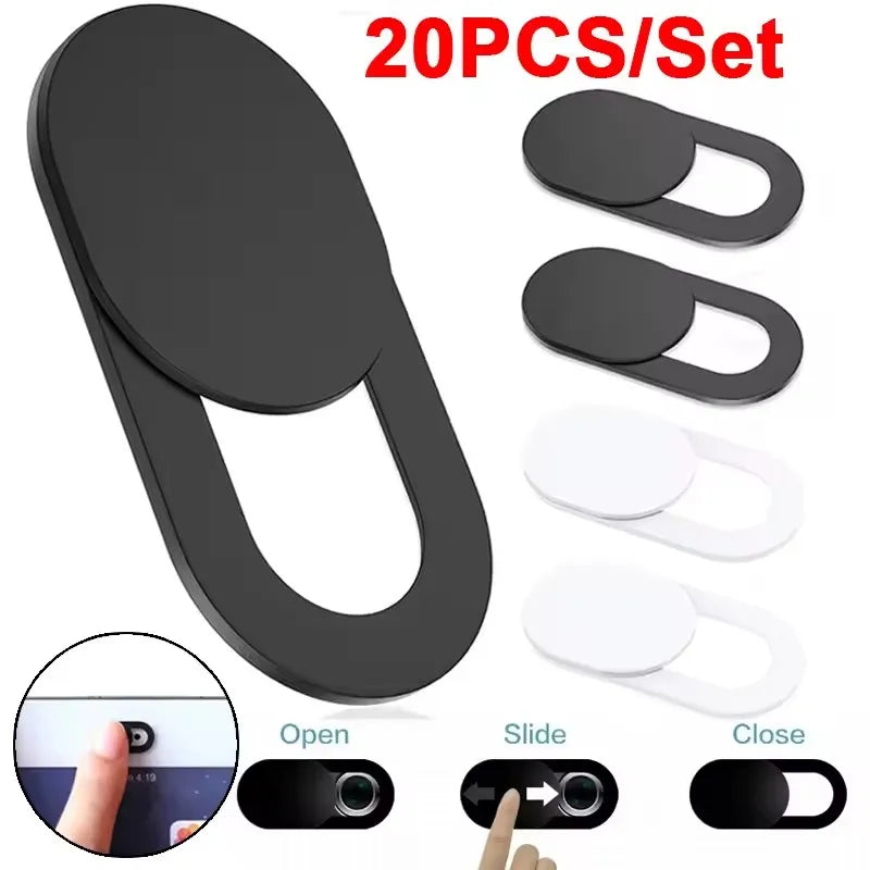 Plastic Camera Cover Shutter Magnet Slider Webcam Cover for IPad Tablet Web Laptop Pc Camera Mobile Phone Lenses Privacy Sticker - Smarsty