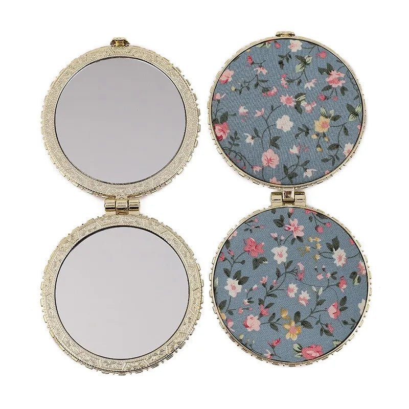 Portable Floral Makeup Mirror for Women Gifts - Smarsty