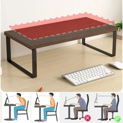 Computer Monitor Elevated Monitor Base Home Office Storage Rack Computer Desktop Creative Storage Rack Office Storage Supplies
