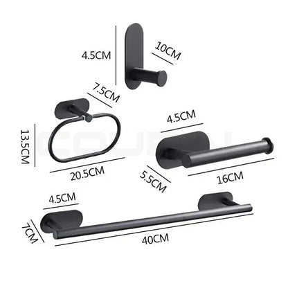 No Drilling Stainless Steel Towel Bar for Bathroom - Smarsty