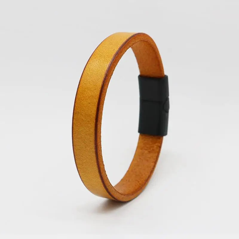 Vintage Genuine Leather Wrap Bracelet Durable Punk Wristband - Smarsty