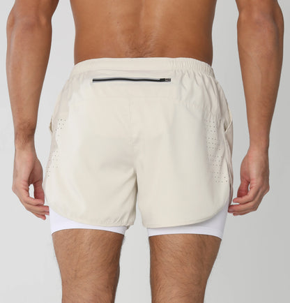 Gym Shorts Men Running Shorts with Liner Pockets Towel Loop Quick Dry Lightweight Workout Men's Breathable Athletic Sport Shorts - Smarsty