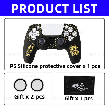 Silicone Protective Cover for PS5 Controller with Anti-Slip Grip - Smarsty