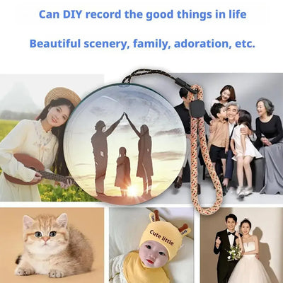 3D Video Crystal Ball DIY Memory Art Glass Ball Lamp Spherical Pixel Display 2.7inchs Screen 4GB Videos Player for Gift - Smarsty