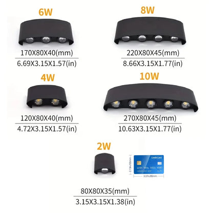 Waterproof LED Wall Lamp for Outdoor and Indoor Use - Smarsty