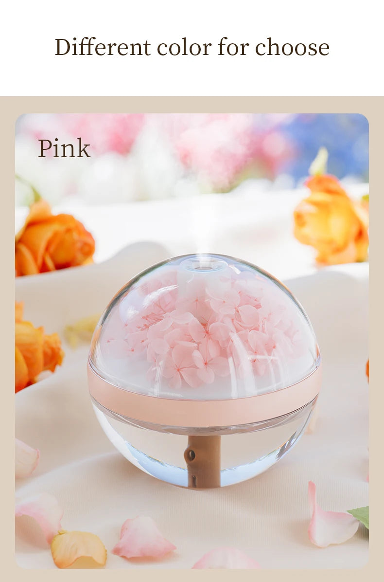 USB Rechargeable 270ML Air Humidifier with LED Light - Smarsty