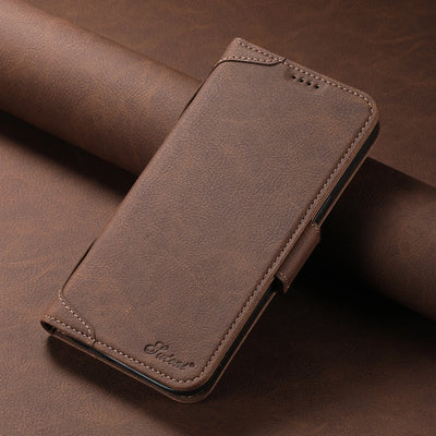 Card holder wallet Flip cover  phone case Compatible with MagSafe magnetic wireless charging For iPhone 17ProMax 16Plus 15 14 13