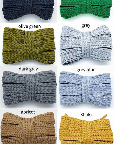 2cm Wider Flat Shoelaces New Casual Sneakers Laces for Shoes Fashion Rope Shoelace 100/120/140/160CM Shoes Accessories 1Pair - Smarsty