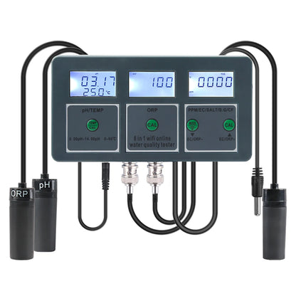 Tuya WiFi 8 In 1 Water Quality Tester with Digital Display - Smarsty