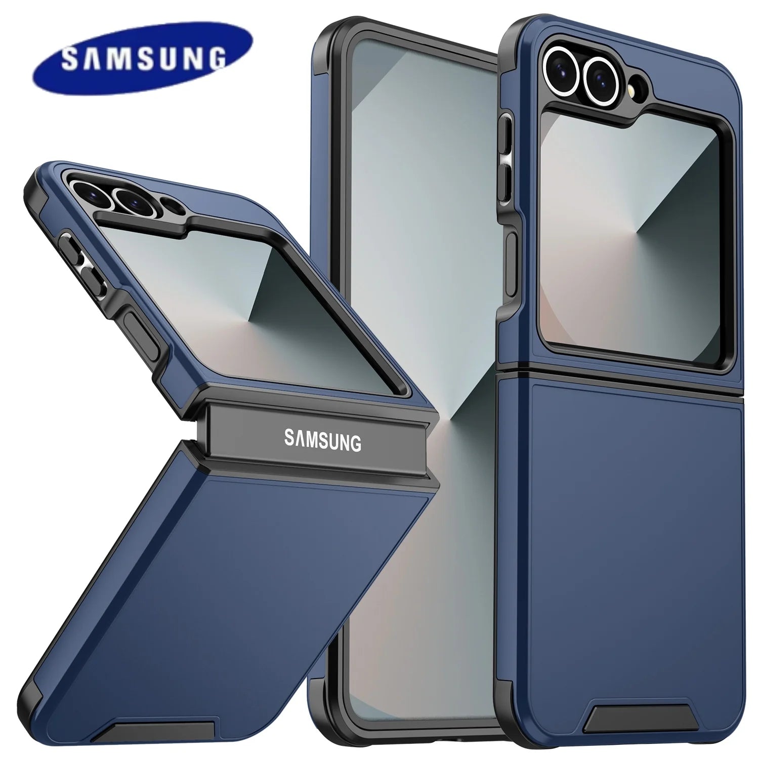 Galaxy Z Flip Case Shockproof Dual Layer Protection - Smarsty