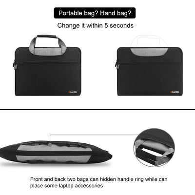 Crossbody Laptop Bag 13 To 16 Inch Durable Nylon Case - Smarsty