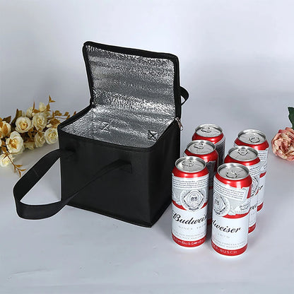 Insulated Lunch Cooler Bag With Folding Design And Ice Pack - Smarsty