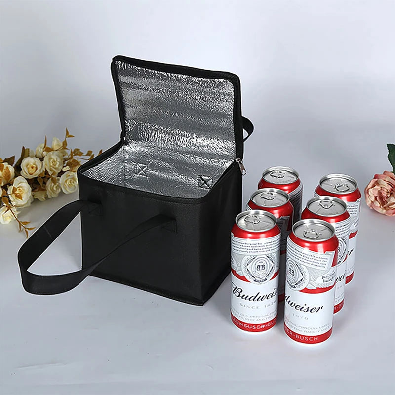 Insulated Lunch Cooler Bag With Folding Design And Ice Pack - Smarsty