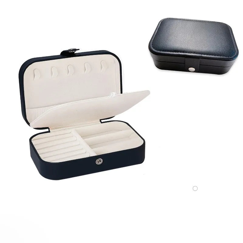 Portable Jewelry Organizer Case with Zipper Closure - Smarsty