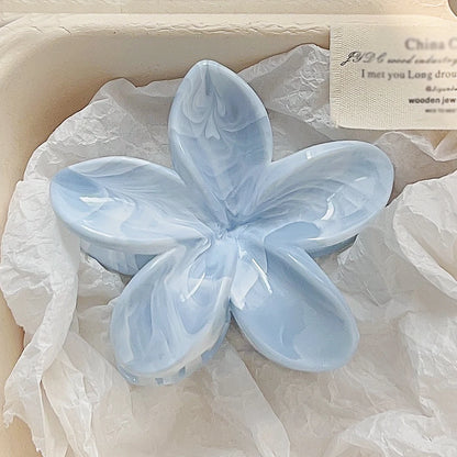 Hawaiian Flower Hair Claw Clips For Thin Hair Lightweight - Smarsty